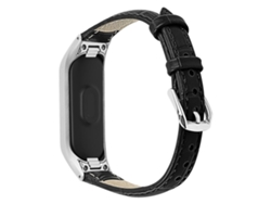 Correa de piel con textura de cocodrilo y marco de metal para bicicleta eléctrica Samsung Galaxy Fit E/sm R375 Ly