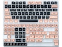 Juego de 142 teclas ergonómicas y 2 teclas moldeadas por inyección para teclados mecánicos personalizados. SFUSHOS