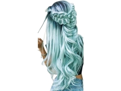 Peluca moderna para mujer, modelo 2026, con ondas degradadas, cabello largo, fibra suave y temperatura regulable.