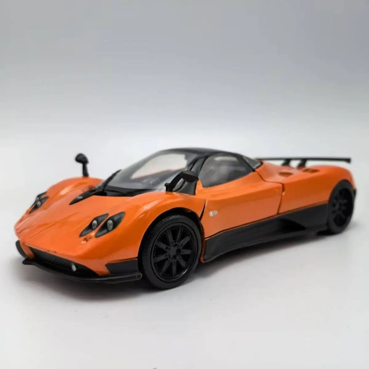 (laranja) Miniatura De Carro Supercarro Em Escala 1:24, Feita Em Metal Fundido, Item Colecionável De Brinquedo.