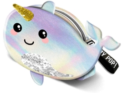 Cartera KARACTERMANIA Oh My Pop Narval Plateado (8x12x4cm)