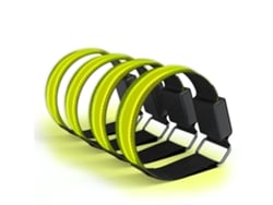 2026rebe-4pcs Pulseiras Luminosas Usb Com Reflexos Para Correr, Trotar E Esportes Ao Ar Livre