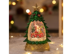 Yuysan - Lámpara de noche decorativa con forma de árbol de Navidad pequeño y brillante, artículo de mesa, estilo A