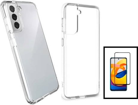 Kit Carcasa + Protector de Pantalla Samsung Galaxy S22 5G GIFT4ME Transparente