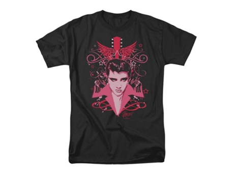 Camiseta ROCKINSTONE Elvis Presley Seamos realistas (Algodón - XL)