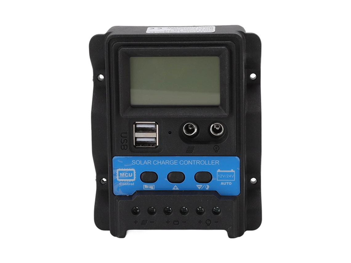 Controlador solar PWM automático con pantalla LCD