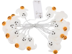 Fantasmas Led Iluminados Para Halloween, Decoración Colgante A Pilas Para Fiestas, Ambiente Espeluznante.