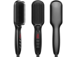 Cepillo alisador de cerámica LED de 5 temperaturas, antiescaldamiento, parada automática para barba Yizhood