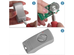 Kit 2 Mandos A Distancia Para Abrir Puerta Garaje Compatibles Rse2-433, Rsc2-433, Rsz1-433