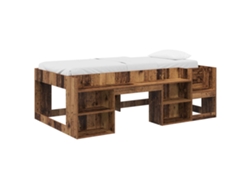 Maison Exclusive - Cama Infantil Con Almacenamiento Madera Envejecida 90 X 190 Cm