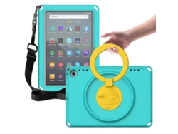 Funda de EVA a prueba de golpes para tableta Amazon Fire HD 8 2020 / HD 8 Plus 2022, sin marco, impermeable, Saisiyiky