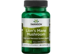 Complemento Alimentar SWANSON Cogumelo Da Juba Do Leão De Espectro Completo (60 cápsulas)