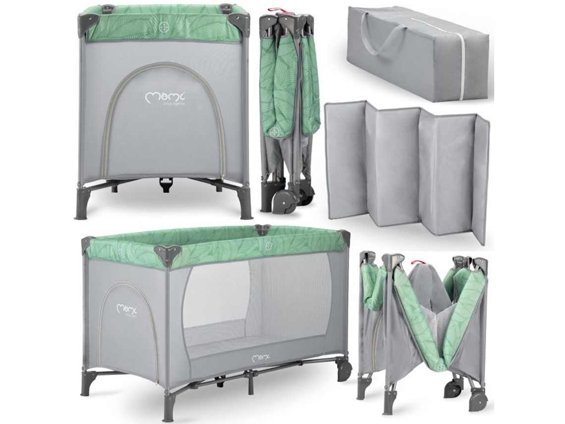 MOMI Belove Cuna De Viaje Jade Verde