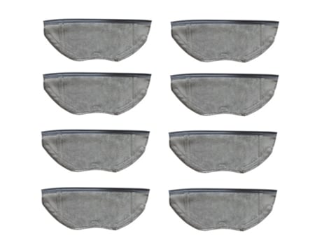 8 piezas de Robot aspirador, trapos de tela de mopa para barredora 360 X90 X95, repuestos de limpiador, fregona de limpieza de repuesto, 8 piezas