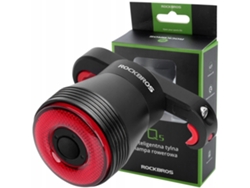 Luz de bicicleta a batería Rockbros Q5 con sistema de frenado