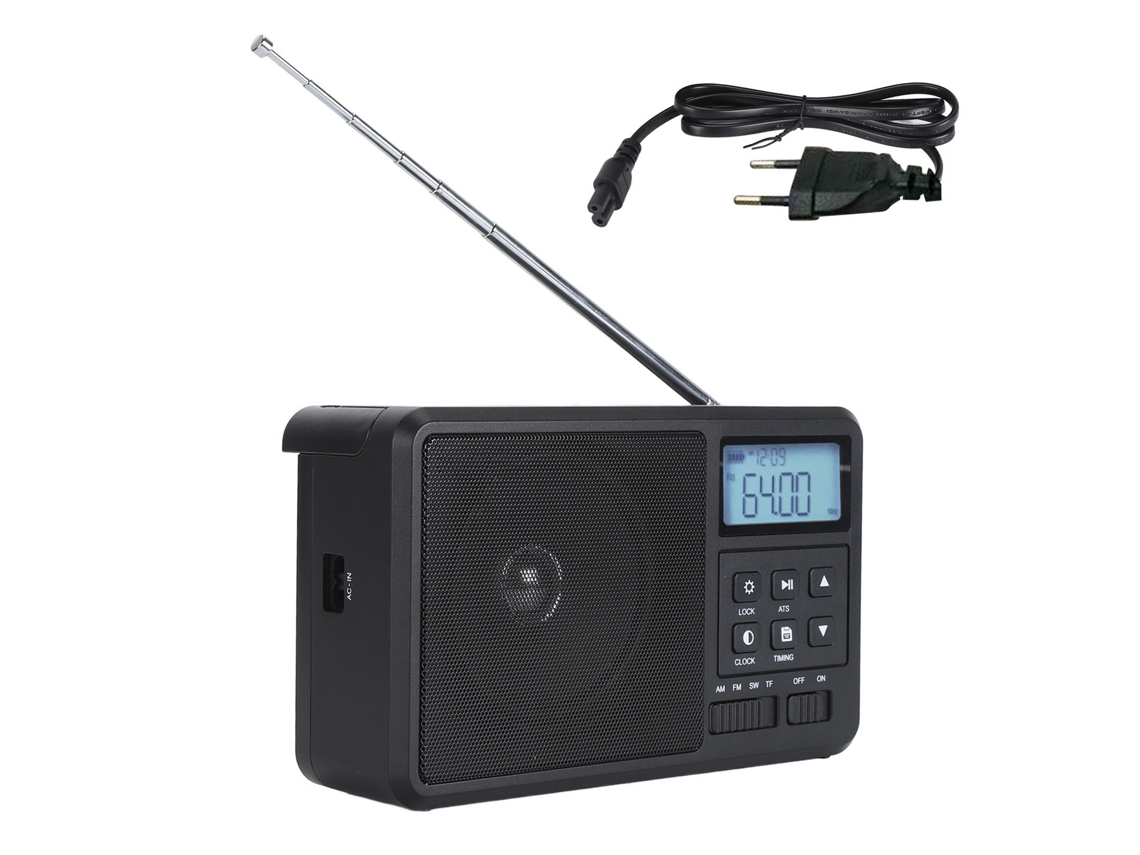 Radio portátil con reducción de ruido AM FM SW