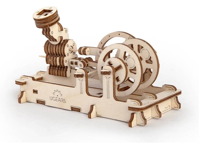 Puzzle 3D UGEARS Pneumatic Engine