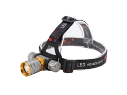 Linterna frontal LED para buceo, IPX8, 1500 lm, 5 modos, ligera.