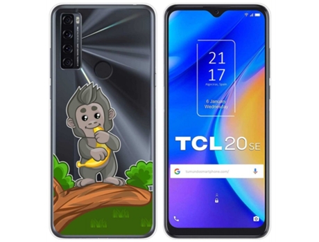 Carcasa TCL 20 SE TUMUNDOSMARTPHONE Dibujos Transparente Multicolor