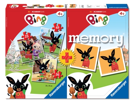 Puzzle RAVENSBURGER Bing multipack Puzle de figuras 36 pieza(s) Niños
