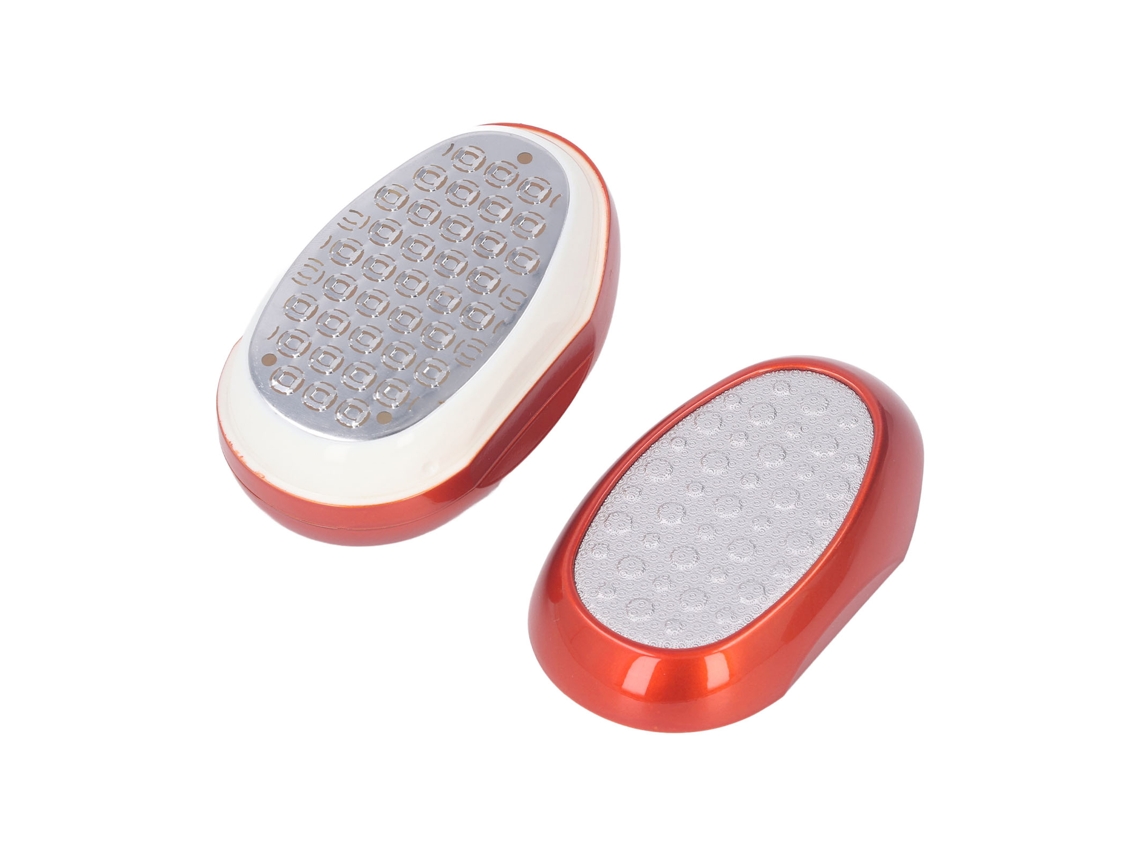 Lima De Pies De Acero Inoxidable 2 En 1 Para Pedicura Profesional - Exfoliación Suave Y Efectiva