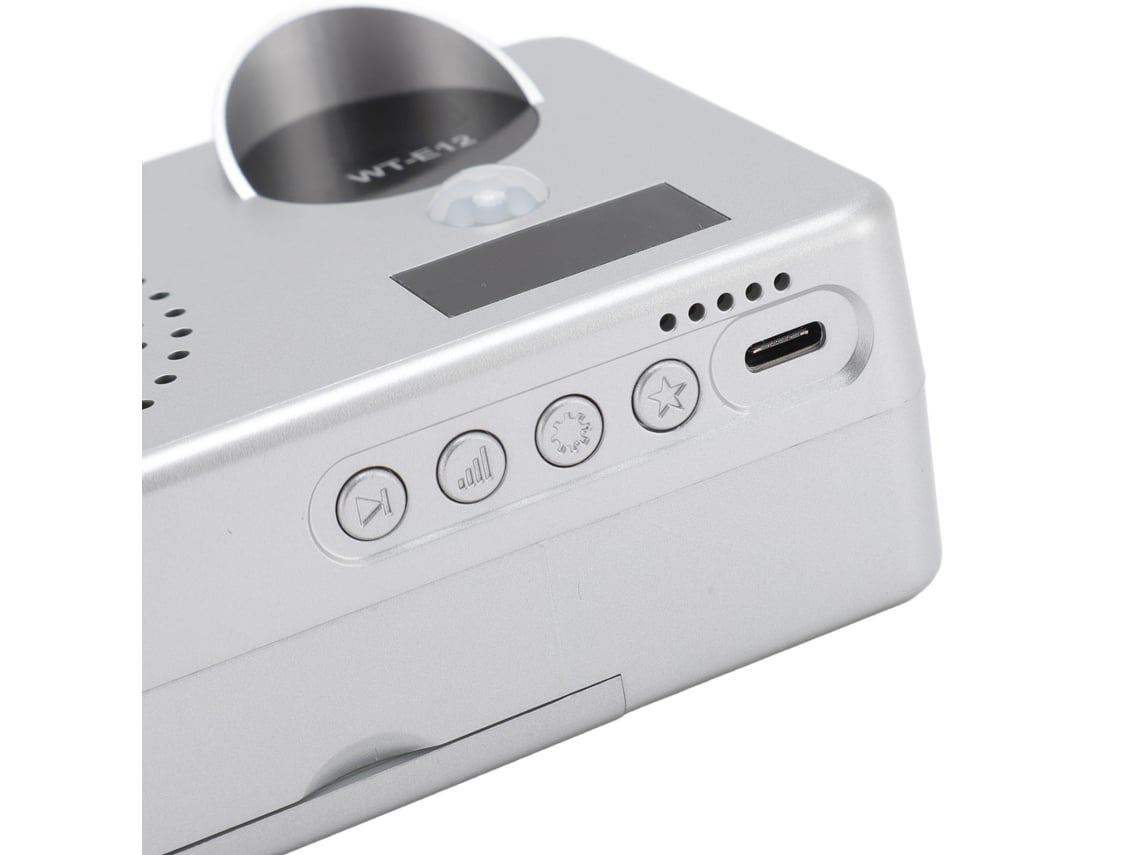 Mali alarme de Sensor de Movimento Infravermelho Sem Fio Recarregável 2500ma À Prova D'água com Campainha 100‑240v Plug Us