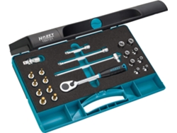HAZET 1557/21 Juego de Herramientas Torx: Cuadrado Hueco 3/8 Pulgadas 10 Mm Perfil Torx Exterior Perfil Torx Interior E5 - E14 T15 - T50 Número