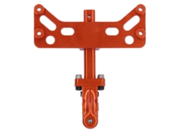 Gancho De Remolque Ajustable De Aleación De Aluminio Para Coche Rc Scx6 1/6, Color Naranja.