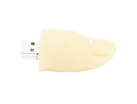 HURRISE Memoria USB Disco Flash USB Pendrive Almacenamiento de Datos Dibujos Animados Muñeca de Pulgar Color de Piel Caja de Computadora 16GB