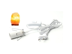 Cable Para Lámpara De Sal Con Interruptor - E14-1,8 M - Enchufe Blanco Para Lámpara De Sal O Piedra