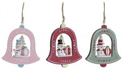 Campanas Navidad Colgante 17x11x32 hogar y