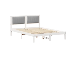 Maison Exclusive - Estructura De Cama Con Cabecera Tapizada Gris Claro