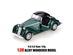 Modelo De Coche De Metal Fundido A Escala 1/38, Modelo De Coche Clásico, Juguete Para Niños