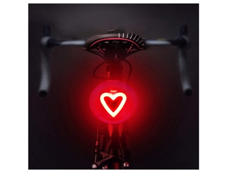 Accesorios para bicicletas Luz trasera para bicicleta Luz trasera para bicicleta Led Usb Luz trasera para bicicleta recargable -Rojo ENZONS