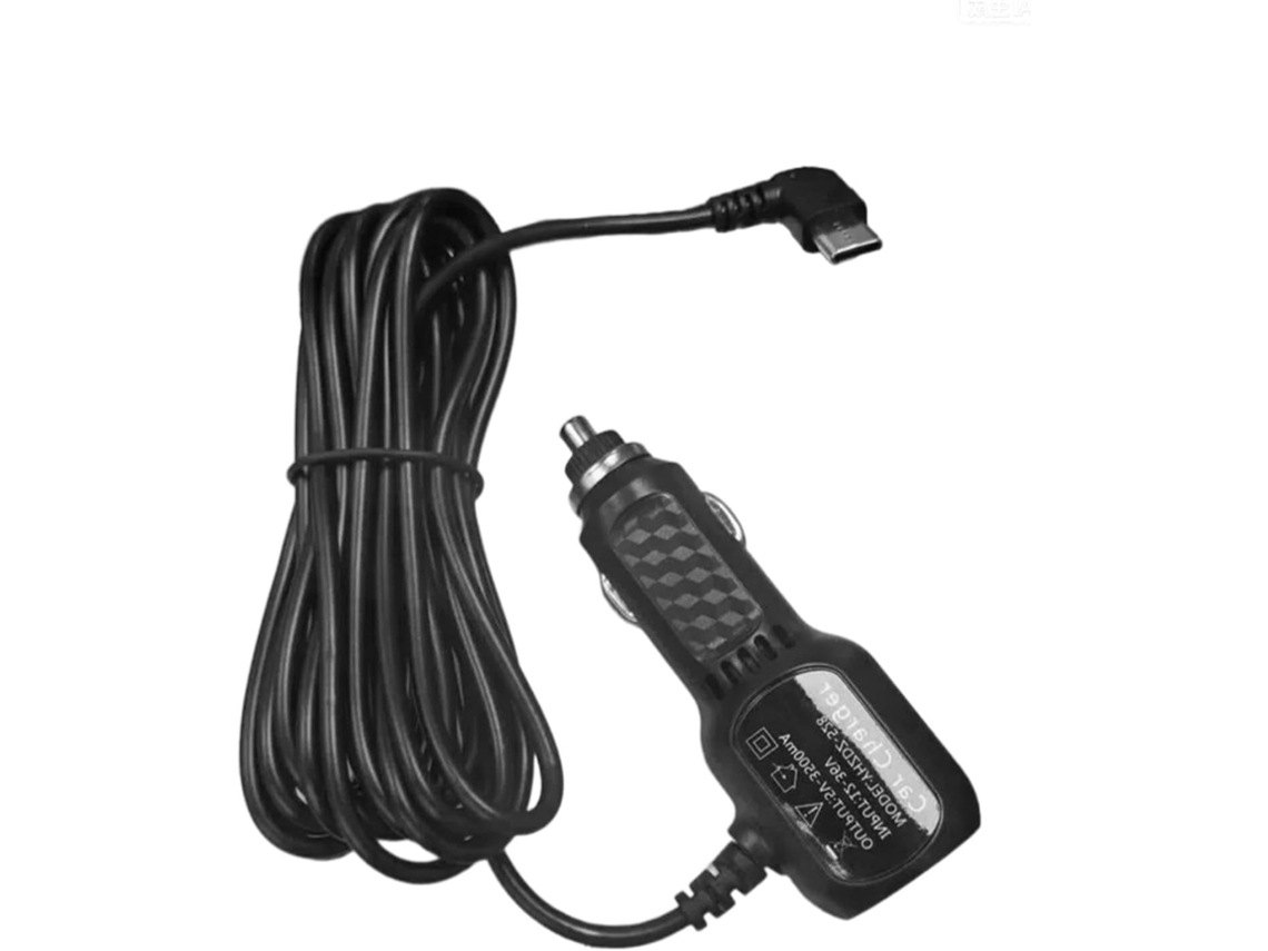 Cargador De Coche Usb C De Abs, Cable De Alimentación De 3,5 M Para Encendedor De Cigarrillos, Cable De Alimentación