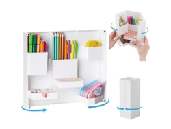 Organizador De Bolígrafos Plegable Con Apertura Magnética, Bonito Para Material De Arte Y Material De Oficina.