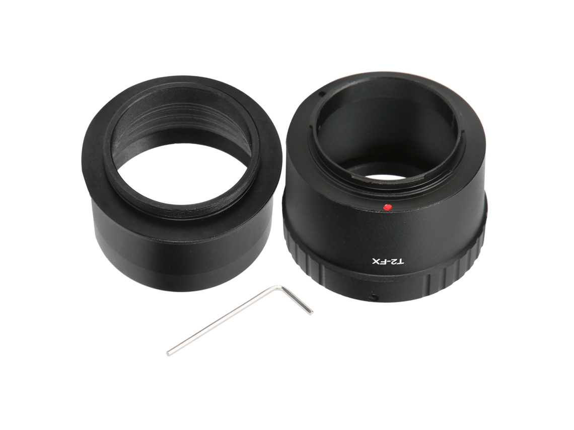 Adaptador De Montura T 2 Pulgadas Y Anillo Adaptador De Lente Para Cámara Fujifilm Fx Mount