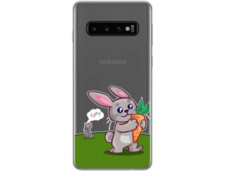 Carcasa Samsung Galaxy S10 Plus TUMUNDOSMARTPHONE Conejo Multicolor