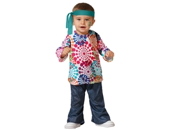 Disfraz de Hippie multicolor para bebé/niño de 6 a 12 meses ATOSA