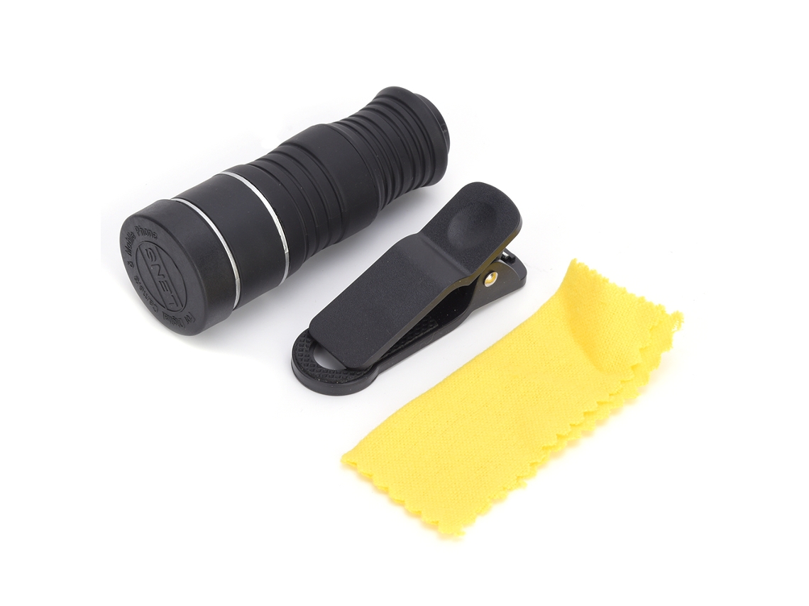 Telescopio Monocular Hd 12x Para Teléfonos Móviles Con Lente Bak4, Ajuste Preciso, Clip Antideslizante Para Fotografía Al Aire Libre.