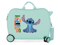 Disney Maleta Correpasillos Abs Rígida Aloha Stitch Azul