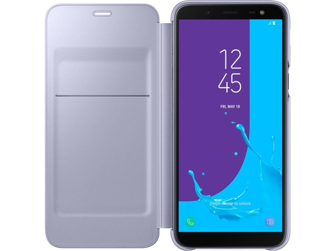 Funda SAMSUNG Galaxy J6 Flip Wallet Azul