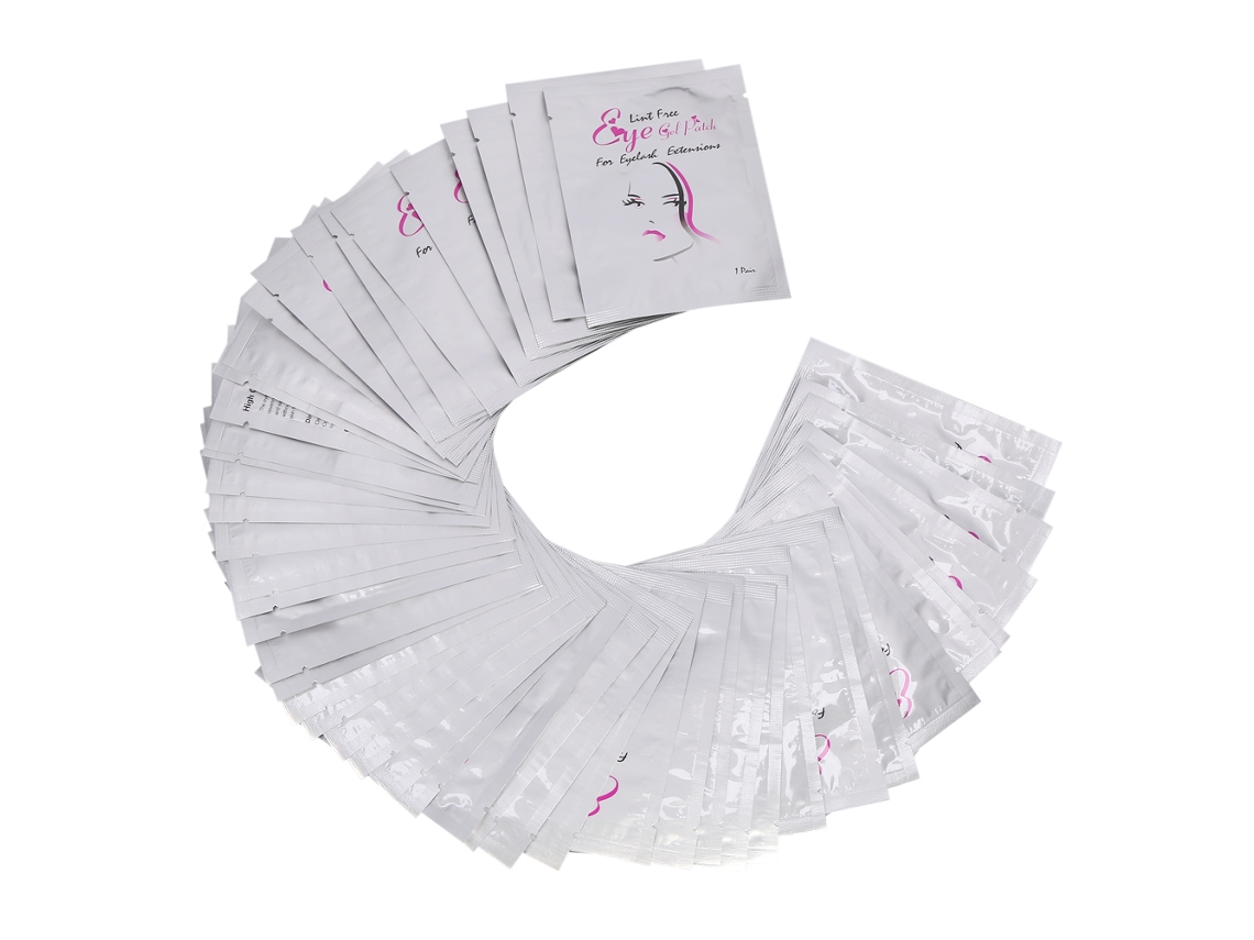 Parches De Hidrogel Para Extensiones De Pestañas, Almohadillas Adhesivas De Gel Para Cejas (30 Pares, Cabezal Plateado, Belleza)