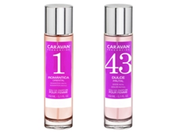 Set de 2 Perfumes Caravana Mujer Nº43 y Nº1 COLONIAS Y PERFUMES MULTIMARCA