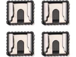 Adaptador de montaje para flash Jortmrd, 4 piezas, negro