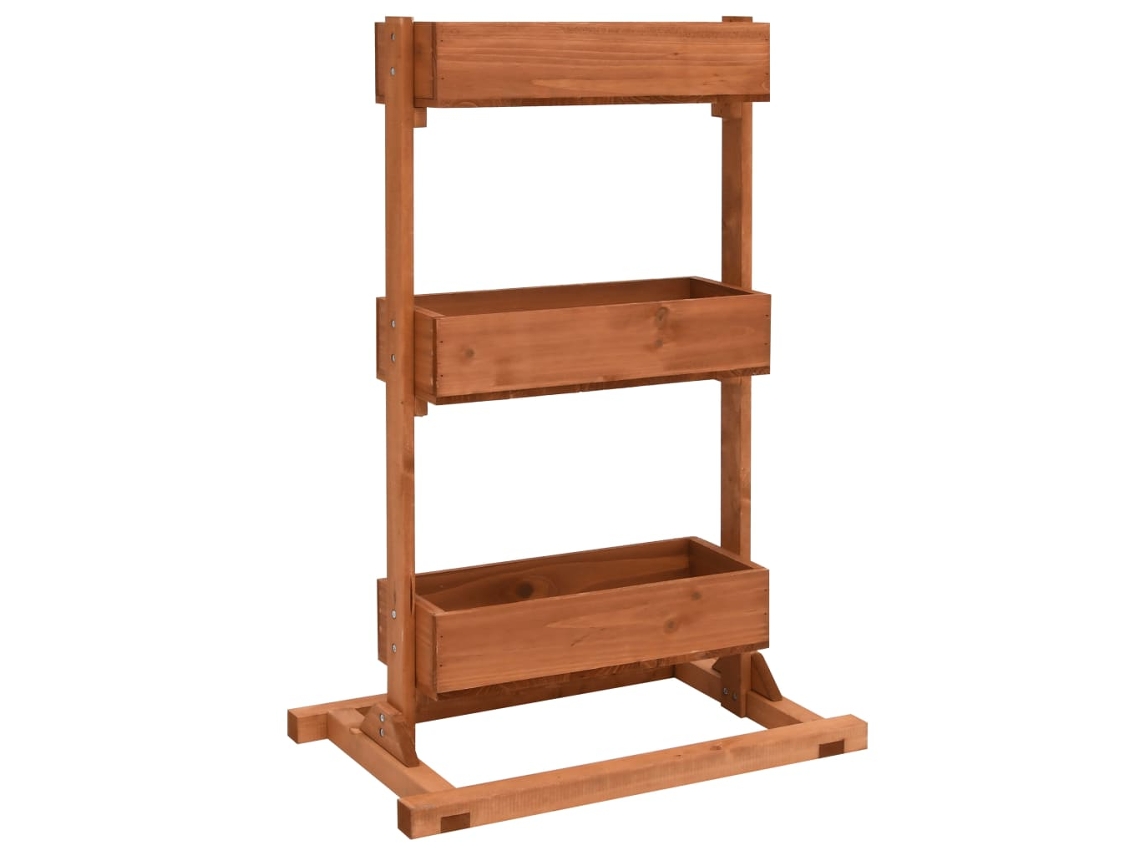 Macetera LOVELY HOME de Jardín en Madera de Abeto (52 x 30 x 78 cm)