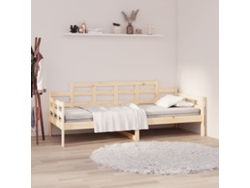 Sofá Cama Madera Maciza De Pino 80x200 Cm