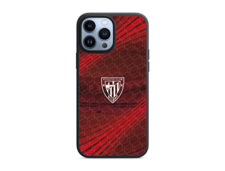 Funda Móvil Oficial Athletic Club para iPhone 13 Pro Max PHONECASES3D Piel Sintética Negro