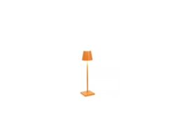 Lámpara de Mesa Poldina Pro Micro Orange LED Recargable y Regulable ZAFFERANO