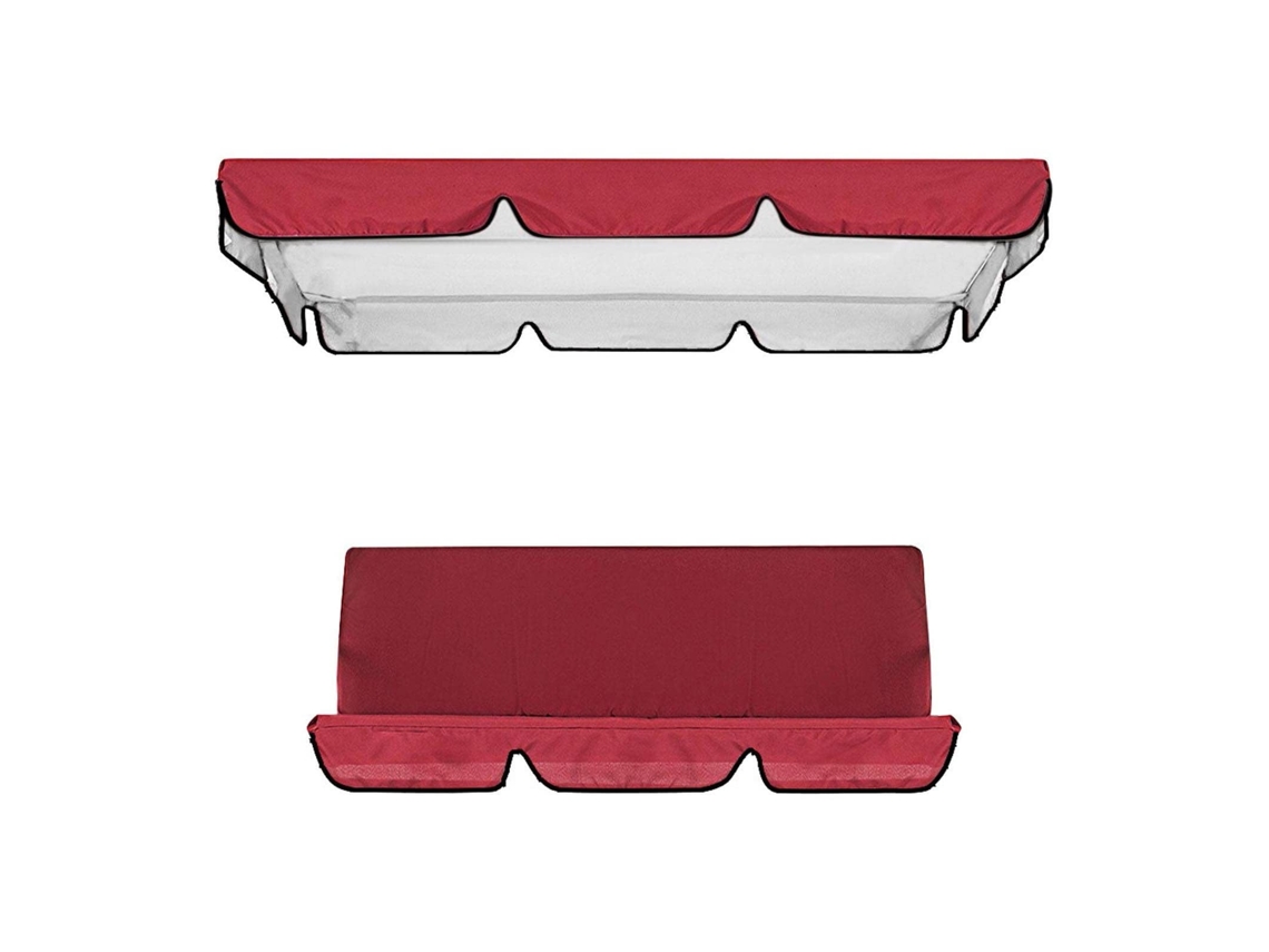Toldo de repuesto para columpio de exterior, impermeable, con base, resistente.